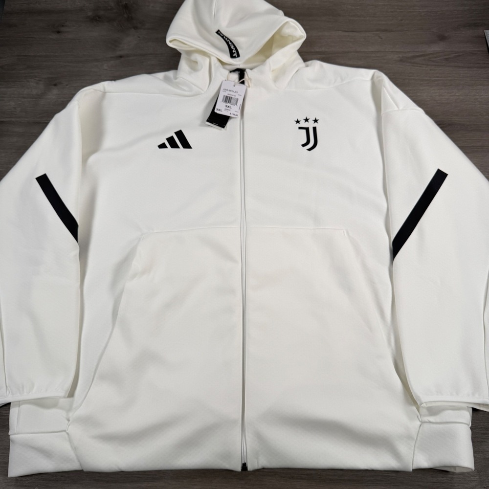 Adidas Juventus Jacket Turin ZNE White Anthem Size 3XL NWT JM9461 XXXL